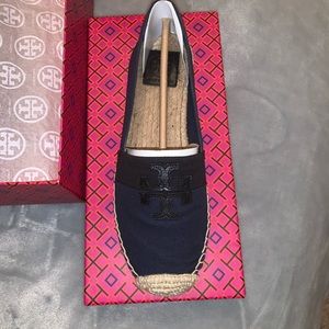 Authentic/New Tory Burch Weston Espadrille Flats